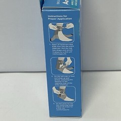 Ankle Stabilizer One Size Black. Adjustable With Straps Anti Microbial.