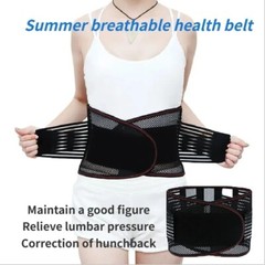 Lower Back Brace Herniated Disc Lumbar Support Belt Pain Relief Women Men Girdle