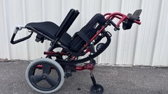 Quickie IRIS Tilt-In-Space Wheelchair Manual Transport JAY J3 Back & Cushion