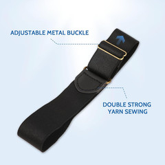 4 Pcs Sleeve Garters Elastic Arm Band Stretchy Adjustable Holders Armband