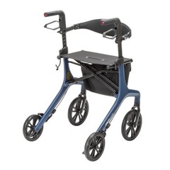 Drive Medical AeroWalk Ultra-Lite Rollator, Blue, Standard style. Only 6.9Kg