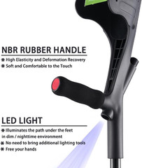 Forearm Crutches for Adults Foldable Knee Patients Mobility Aids for Childre and
