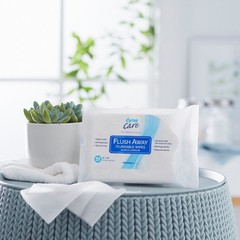 Flush Away Flushable Wipe or Washcloth 5 X 8″ Alcohol Free 1324 1 Pack 42 Wipes
