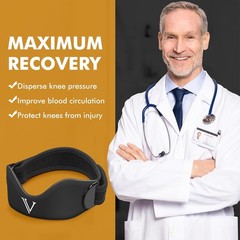 Patellar Tendon Support Strap 2-Pack, Knee Brace for Women Men, Adjustable Knee