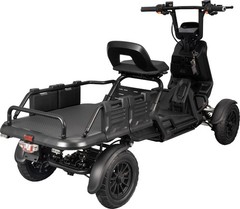 Heavy Duty 4-Wheel Electric Mobility Scooter for Adults w/Cargo Platform 1000W