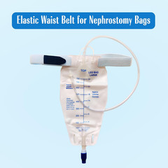 3-Pack 750Ml Nephrostomy Drainage Bag with 24-Inch Silicone Tubing | Twist Drain