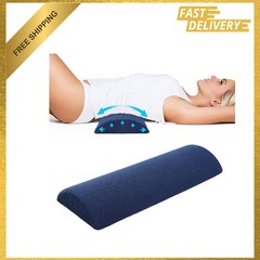 Lumbar Support Pillow Memory Foam Large 3.15×23.6 Inches Back Lower Pain Relief
