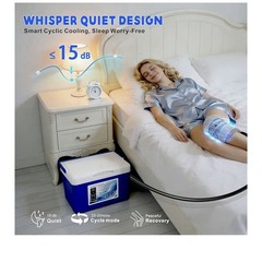 Cooler-Tyu Cold Therapy Machine, 3000Mah Battery, 8.5 Qt Portable Ice