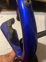 Quickie Iris Blue Right Manual wheelchair Legrest Footrest Leg Foot Rest
