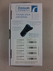 Ossur Formfit Thumb Spica Universal 8″ Left Brace Wrist
