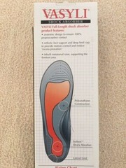 Vasyli shock absorber full length insoles orthotics arch support from Physio
