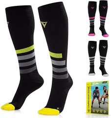 Unisex Compression Socks, LANGOV Compression Socks For Women & Men Circulation