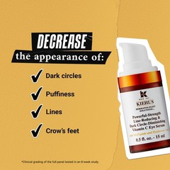 Kiehl’s Powerful-Strength 10% Vitamin C Eye Serum Line-Reducing Dark Circle 0.5o