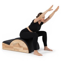 Pilates Spine Corrector Solid Wood Posture Corrector Reformer Wedge Fitness Pila
