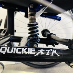 Quickie XTR Suspension Manual Wheelchair Frog Legs Casters Acta-Embrace Cushion