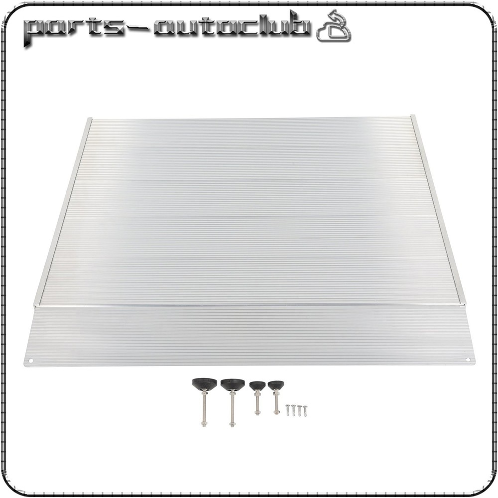 5.84″H 700lbs Capacity Threshold Ramp Bridge Portable Aluminum Angled Entry