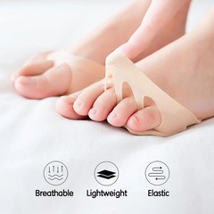 Five Toes Forefoot Pads for Women High Heels Half Insoles Foot Pain Care Cushion