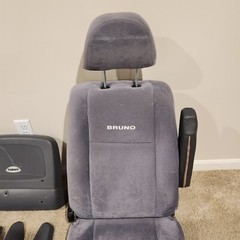 Bruno Turny Orbit 300 Passenger Seat Gray with Trim Pieces