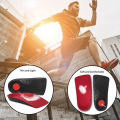 Orthotic Shoe Insoles High Arch Support Inserts for Plantar Fasciitis Flat Feet