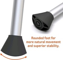 Ultra A300 Universal Crutches Comfortable Ergonomic 300lbs Max White 4’9″- 6’4″