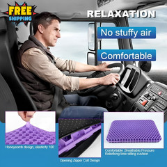 Gel Seat Cushion Honeycomb Cooling Pad for Office Car Tailbone Pain Relief
