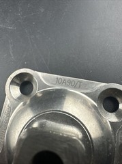 Prosthetic 4 hole pyramid prosthetic plate adapter component