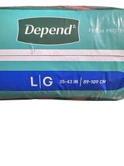 Depend Fresh Protection Lg 28 count Adult Underwear Diaper Incontinence depend