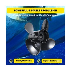 YOUNG PROPS 13 1/2 x 15 (Hub Kits Included) Upgrade Aluminum Boat Propeller f…