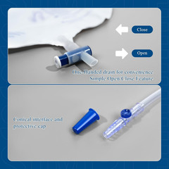 2000Ml Catheter Bags for Men and Women 3 Pack Professional Urinary Drainage Bags