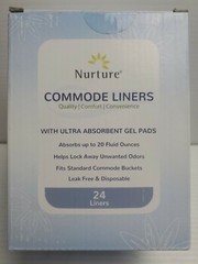 Ultra-Absorbent Disposable Commode Liners (20 Fl Oz Absorbency) | toilet
