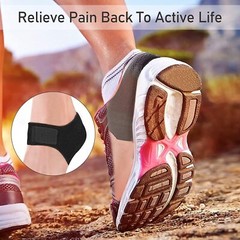 2x Plantar Fasciitis Relief Heel Cups for Foot Pain Relief Elastic Gel Pads USA