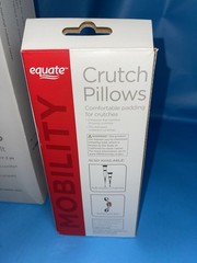 Equate Universal Crutches Adult Youth w/ Crutch Pillows Adjustable Mobility Aid
