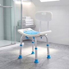 Heavy Duty Bath Bench with Rust Resistant Frame and 400 Lbs Support for Elderly