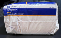 Covidien Simplicity Extra Protective Underwear Large 44″ X 54″ 1845 18 Count