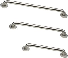 Grab Bar Bundle – ADA Compliance – 1.5″ Diameter – 18″, 36″, 42″ Lengths – Pa…