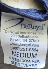 DeRoyal Posterior Night Splint – Plantar Fasciitis & Achilles Support – Medium