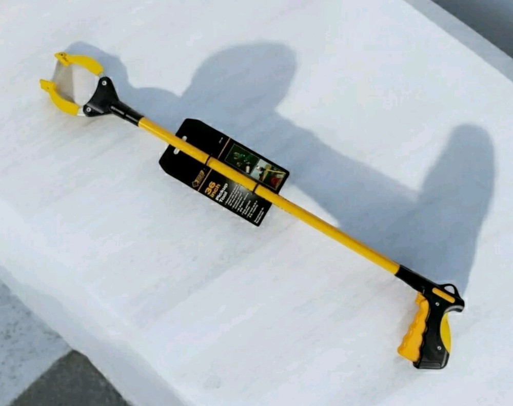36 in. Mechanical Pick-Up Tool 5 lb. pull Lightweight Rubber Tip Rotating Head