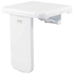 VEVOR Folding ABS Shower Seat 15.7“ x 16.7“ Wall Mounted Shower Bench 440 lbs
