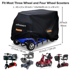 Upgraded Mobility Scooter Storage Coversrimmit Heavy Duty 420D Oxford Fabric