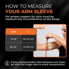 Incrediwear Arm Sleeve – Sleeves For Men Small/Medium (Pack of 1), Black