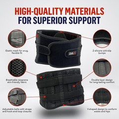 Dr. Arthritis Back Brace Support Belt, Medical Lower Lumbar Brace for Men & Wome