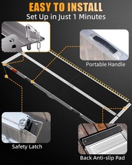 6FT Wheelchair Access Ramp Aluminum Non-Slip VNN Handicap