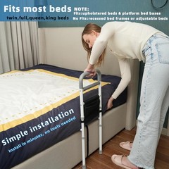 Bed Rails for Elderly Adults Safety – Adjustable Bed Assist Rail for Seniors …