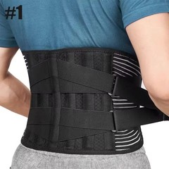 Adjustable Lumbar Support Belt for Men and Women, Back Support for Pain Relief