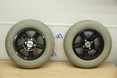 PAIR Pihsiang 3.00-8 FLAT FREE Wheels Tires for Shoprider Jetstream Power Chairs