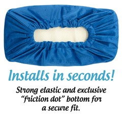 Top Glides Special Edition Memory Foam Knee Walker Pads (Dark Blue)