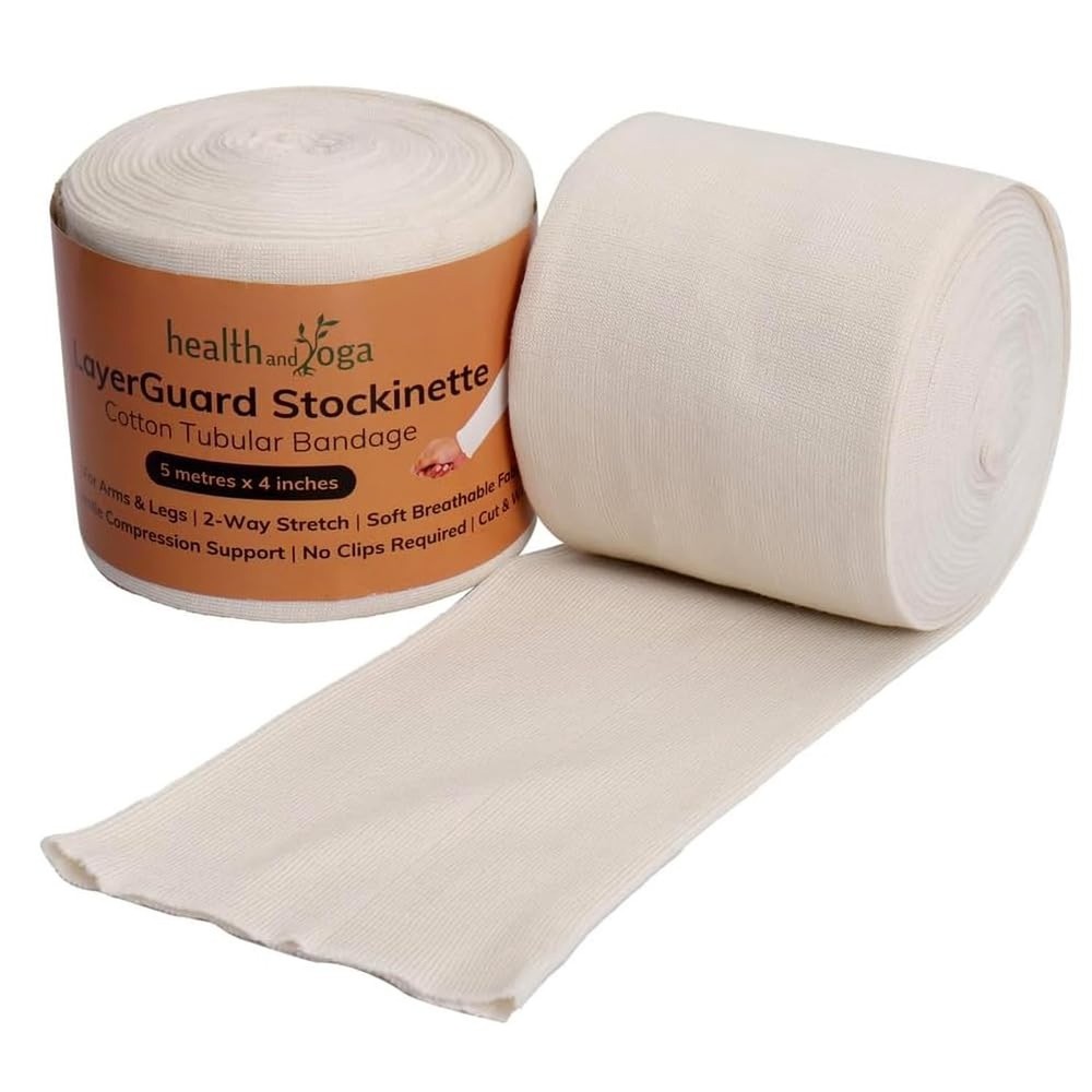 LayerGuard Cotton Stockinette Sleeve Roll, Stretchable Raw Cotton – Comfor
