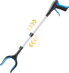 Telescopic Grabber Reacher Tool, 5-Level Adjustable Length (23“ to 41“) –