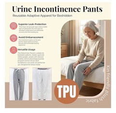 LAROTSUBA Waterproof Patient Care Incontienence Trousers,Patient Care, Med