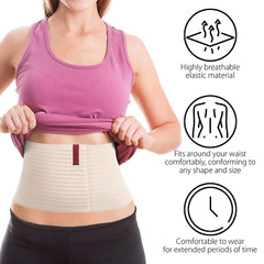 ORTONYX 6.25″ Abdominal Binder for Men and Women / Postpartum Post-Operative Po